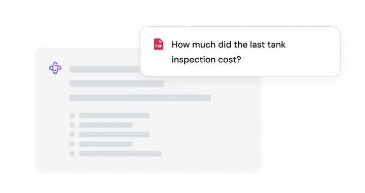 Ask questions across documents