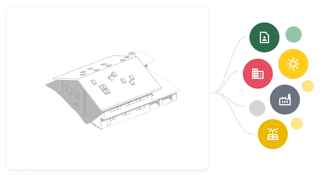 Illustration zu: 3D-Modelle als Grundlage für Nachhaltigkeitsanalysen von Gebäuden