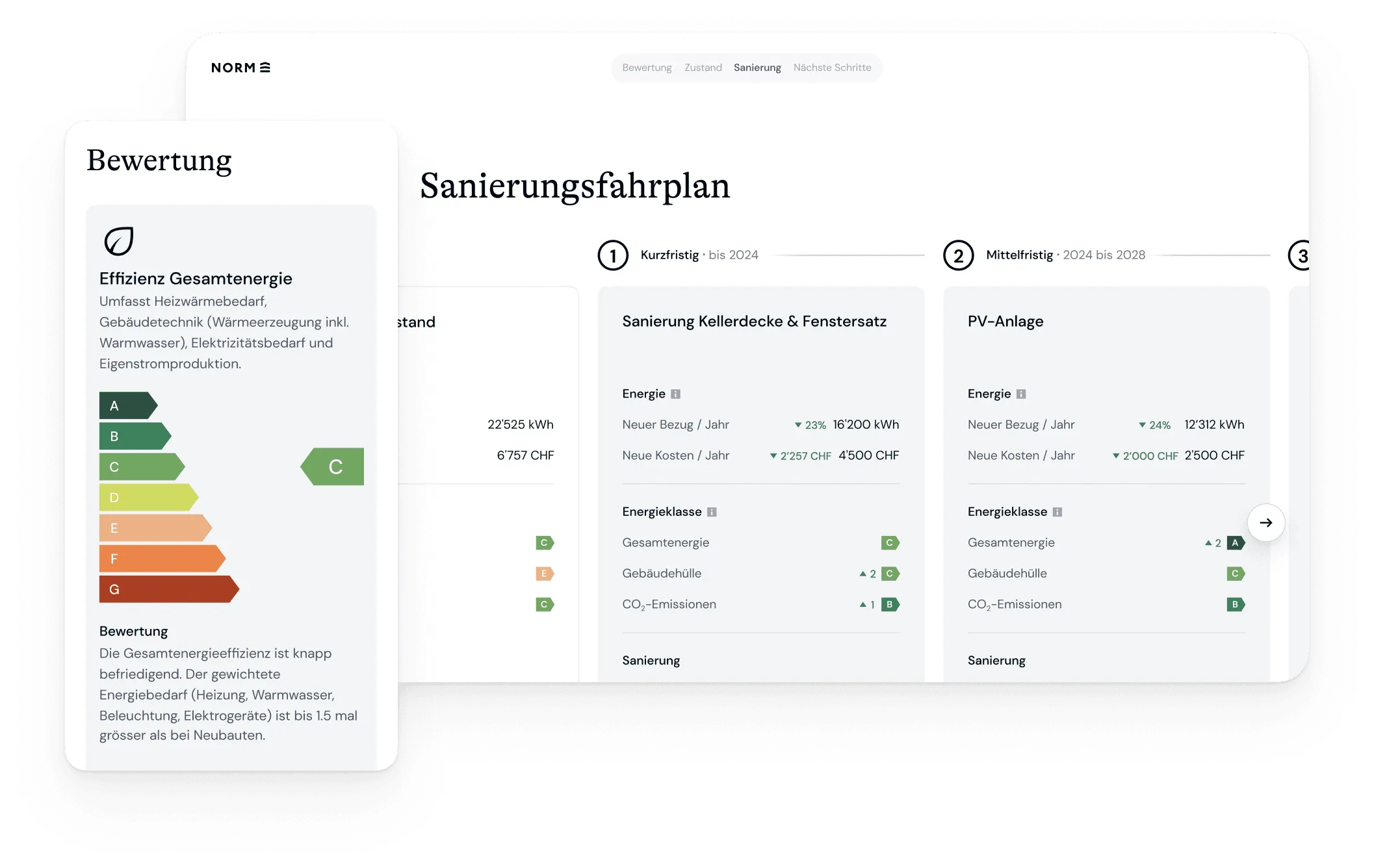 Illustration zu: 100 Gebäude in 100 Tagen: NORM unterstützt die Gemeinde Uzwil mit nachhaltigen Sanierungsstrategien